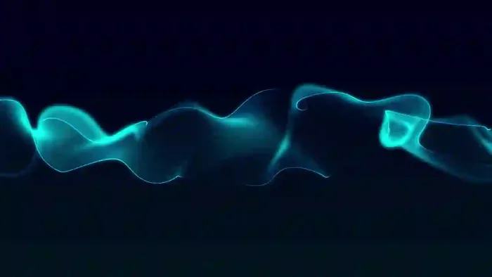 Abstract Blue Smoke