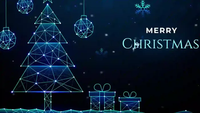 Abstract Christmas Magic