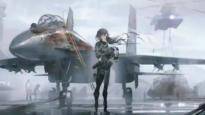 Anime Fighter Jet
