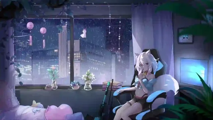Anime Girl With Animal Ears