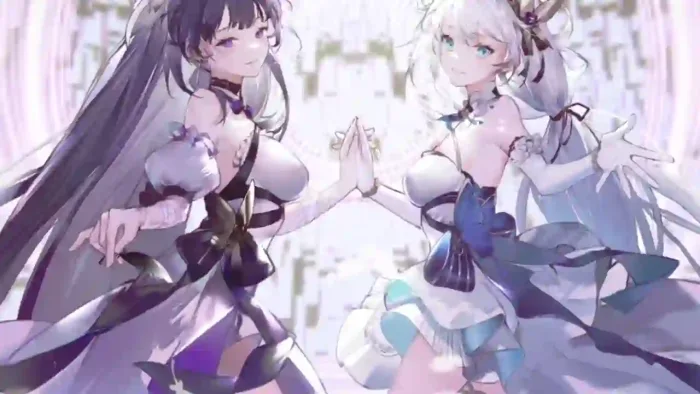 Anime Girls Holding Hands