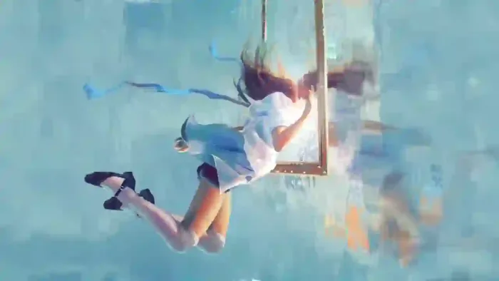 Anime Mirror Girl