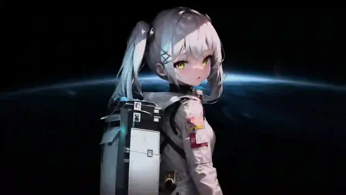 Astronaut Anime Girl