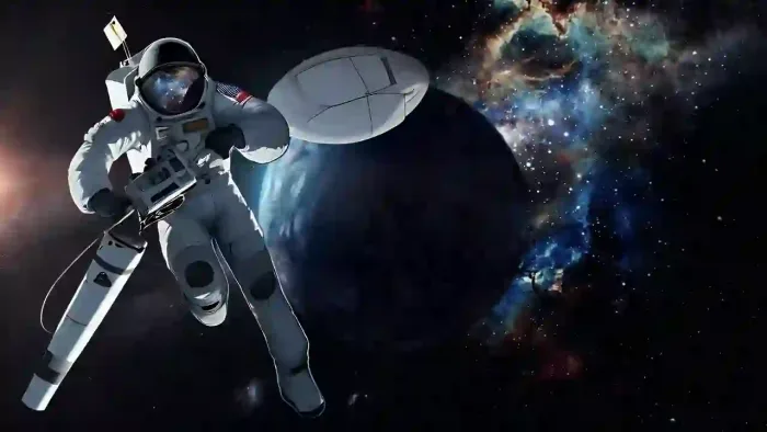 Astronaut In Deep Space