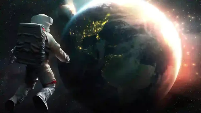 Astronaut In Outer Space