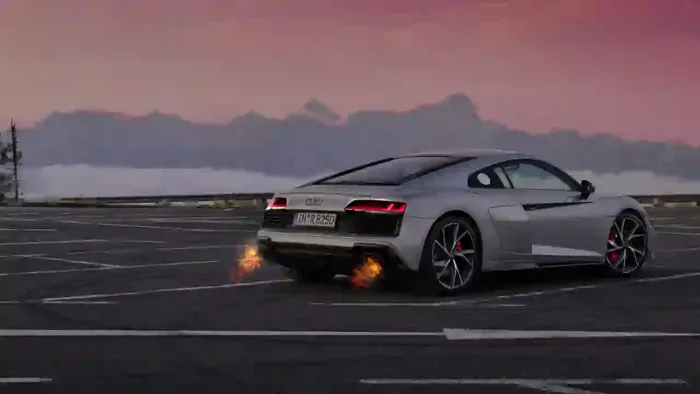 Audi R8 In The Morning Light