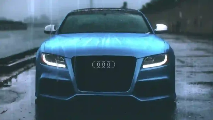 Audi Rs5 Under The Rain