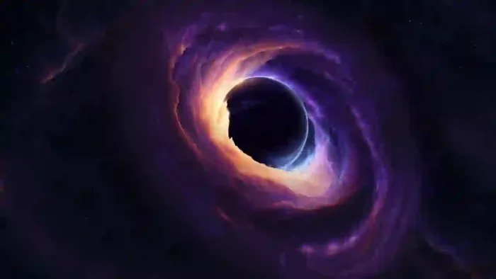 Black Hole In Nebula