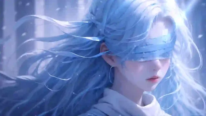 Blue Haired Blind Girl