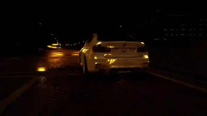 Bmw M3 F30 Under The Rain