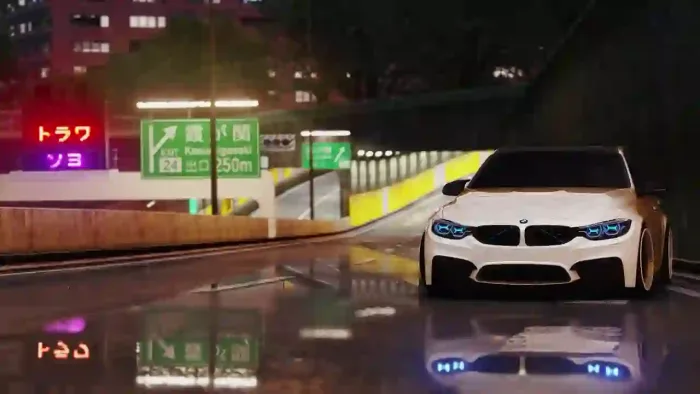 Bmw M3 F80 Under The Rain