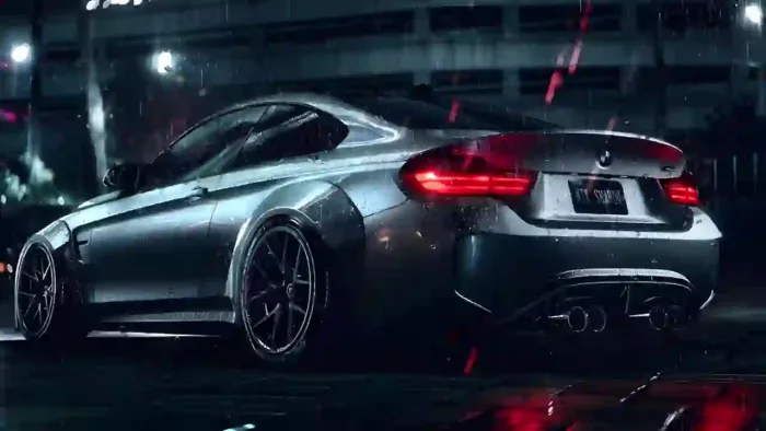 Bmw M4 Cs In Rain