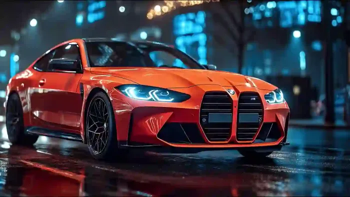 Bmw M4 In City