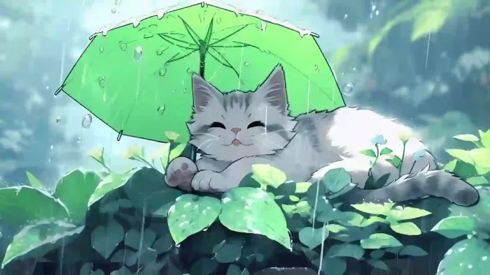 Cat In Rain