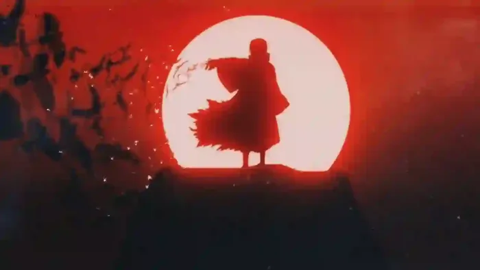 Itachi In Front Of The Moon