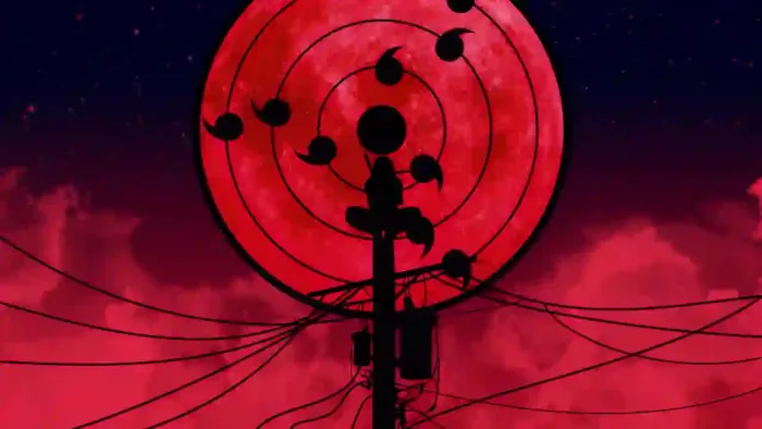 Itachi Sharingan Red Moon