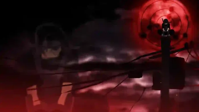 Itachi Sitting On Pole