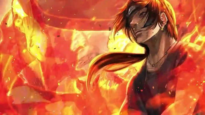 Itachi Uchiha In Fire