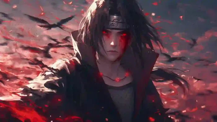 Itachi With Black Crow