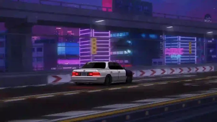 Lexus On The Freeway