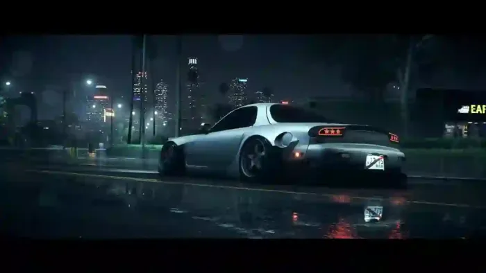 Mazda Rx 7 On The Road