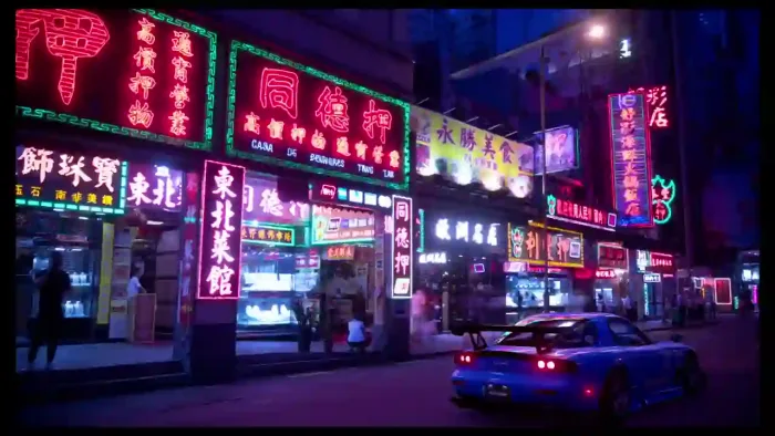 Mazda Rx 7 Standing On The Street