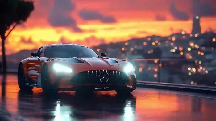 Mercedes Amg Gt Orange