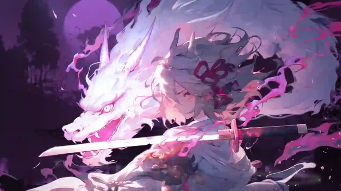 Moonlit Blade Of The White Dragon