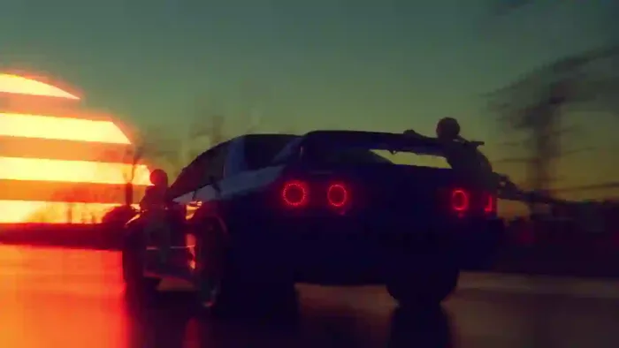 Nissan Gtr Retrowave