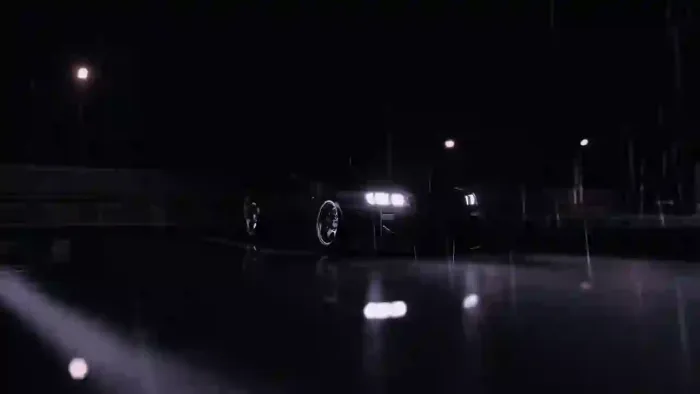 Nissan R34 At Rainy Night