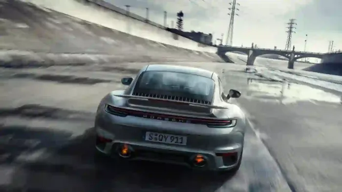 Porsche 911 Turbo S Silver Metallic