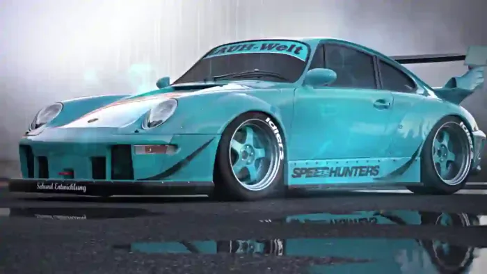 Porsche 993 Rwb Blue