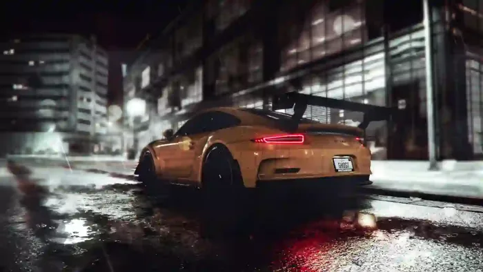Porsche Gt3rs In Rain