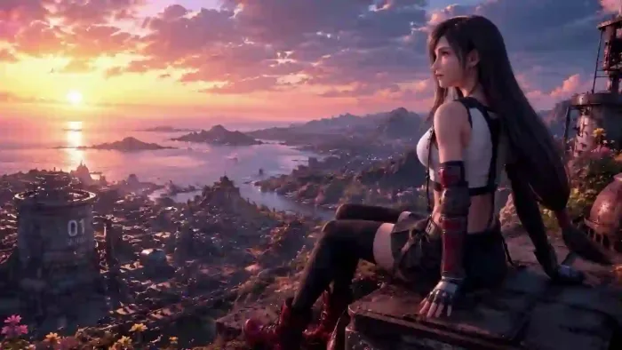 Tifa Midgar Dawn
