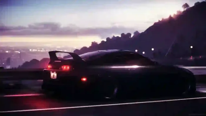 Toyota Supra Night Drive