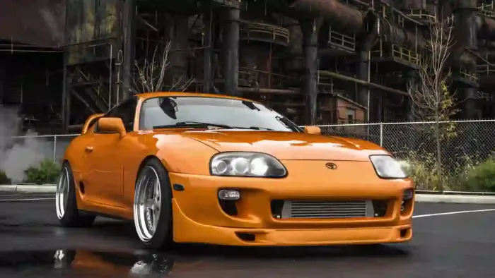 Toyota Supra Orange