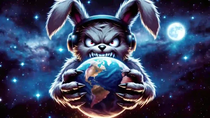 Angry Bunny In Space