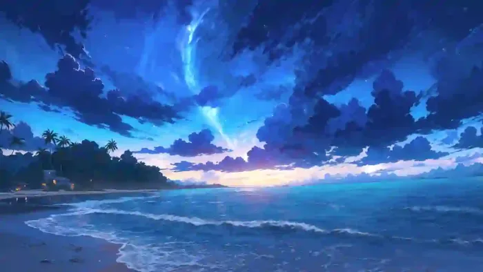 Azure Beach Horizon Live Wallpaper